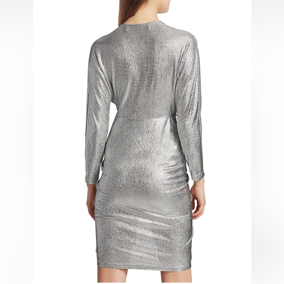 IRO Cilty Ruched Metallic Dress - Picture 4 of 5